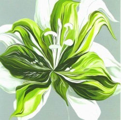 Spring Greens II by Sally Scaffardi