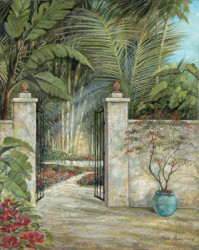 Tranquil Garden I by Ruane Manning