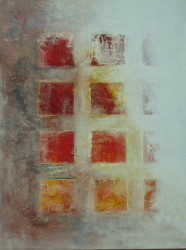 Red Squares by Ines Kollar