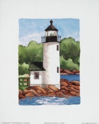 Annisquam Lighthouse by Carolyn Bucha