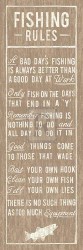 Fishing Rules by Vintage Collection