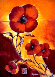 Red Poppies by Tomasyn de Winter