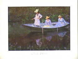 La Barque A Giverny by Claude Monet