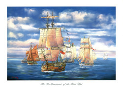 The Re-Enactment of the First Fleet by John Bradley