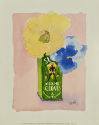Flowers in a Green Can by Robbin Gourley