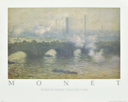 Waterloo Bridge Gray Day - 1903 by Claude Monet