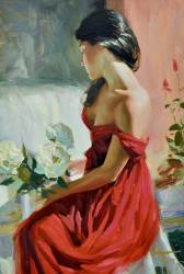 From a Rose by Vladimir Volegov - Stretched Canvas