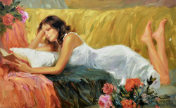 Lost in Tale (White Float) by Vladimir Volegov - Stretched Canvas