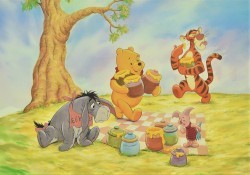 Pooh & Friends Picnic with Honey Pots