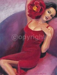 Relaxing Red Rose by Annemarie Jaumann