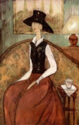 La Chapeau Noir by Ludmila Curilova