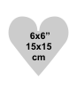 Heart 6x6 inch