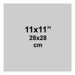 11x11 inch