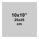 10x10 inch