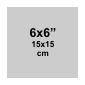 6x6 inch