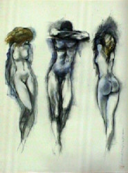 The Three Nudes by Frantisek Batka