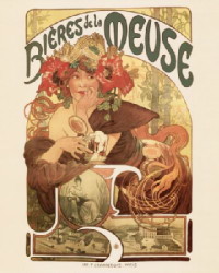Bieres de la Meuse by Alphonse Mucha