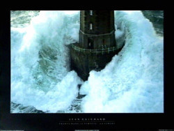 Phares dans la Tempete - La Jument by Jean Guichard