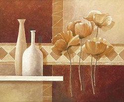 Dark Red Impression by Horst Jonas