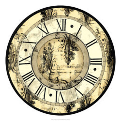 Aged Elegance Clock by Vision Studio