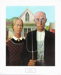 American Gothic by Grant Wood
