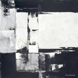 Circles on black-white I by David Sedalia