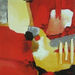 Red Composition I by Krimm