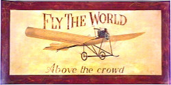 FLY THE WORLD by DE VILLENEUVE