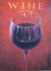 Glass of Red by James Wiens