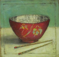 Red Bowl by Claire Lerner