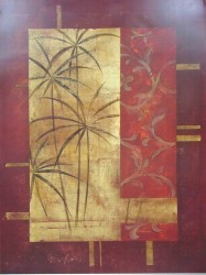 Bamboo tapestry by Fabrice de Villeneuve