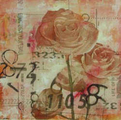 Text Roses by Jane Bellows