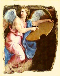 L'angelo Scrivano by Affresco Di Palazzo