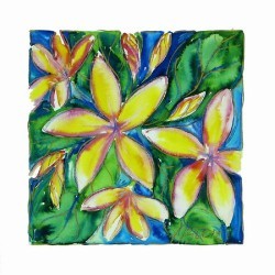 Pink Frangipani by Annique Azure