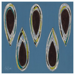 Teal Abstract by Alan Buckle