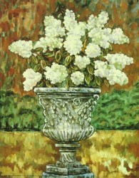 Hydrangeas with Urn by Daniella Alexandra