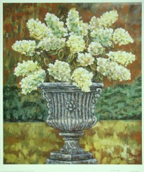 Hydrangea in Urn I by Daniella Alexandra