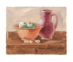 Two Apples & A Jar by Antonio Ferralli