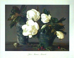 Mangolias with Crab Apples by Joe Anna Arnett