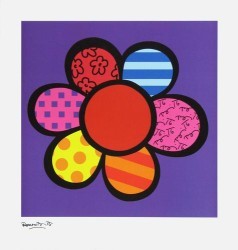 Flower Power III by Romero Britto