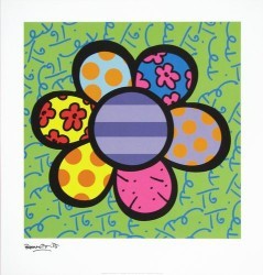 Flower Power IV by Romero Britto