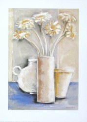Yellow Carnations by Brenda Bush