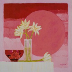 Le Bol en laque rouge by Andre Vigud