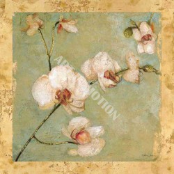 Garden of Damask Orchids Detail