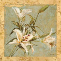 Garden of Damask Lilies Detail