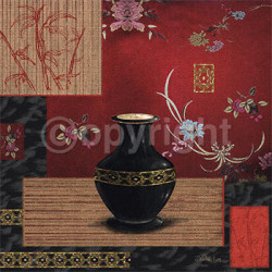 Oriental Vase by Dorothea King