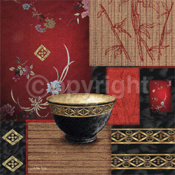 Oriental Bowl by Dorothea King