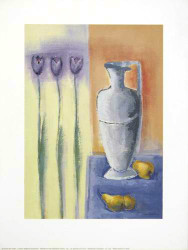 Three Tulips in a Row by Francoise Conzales