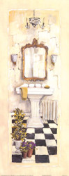 Bathroom Elegance I by Charlene Olson