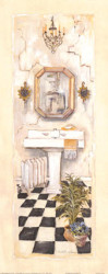 Bathroom Elegance I by Charlene Olson